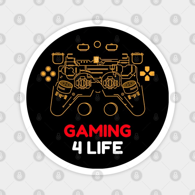 Gaming4Life Magnet by YYMMDD-STORE